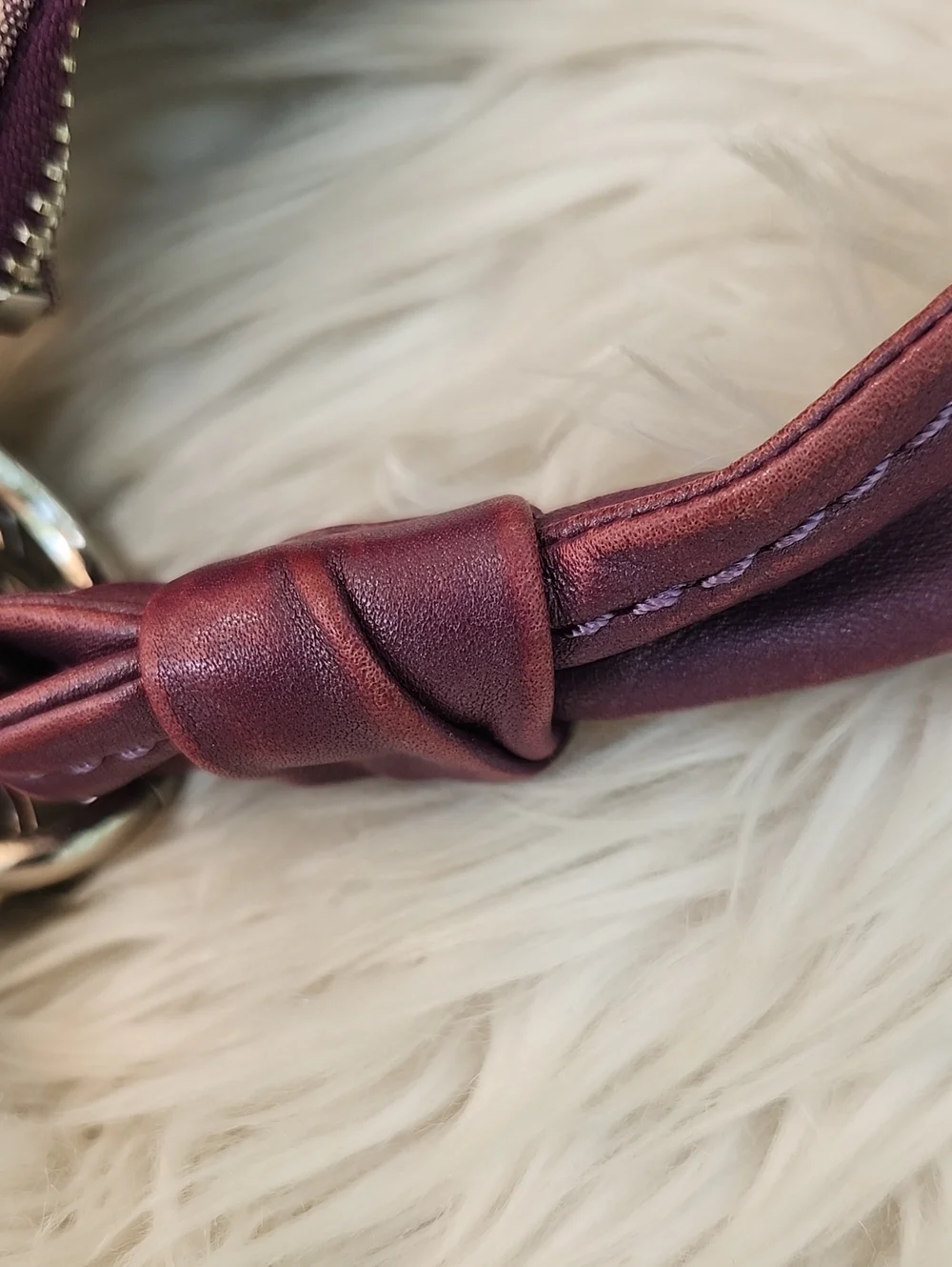 COACH 23742E KRISTIN OPT ART SATEEN/LEATHER HOBO BAG